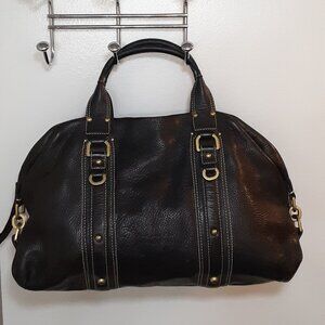 Kenneth Cole Pebbled Leather Satchel